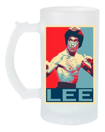 Tarro Cervecero 16oz Bruce Lee Artes Marciales