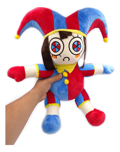 Muñeco Peluche Digital Circus Pomni Excelente Calidad 42 Cm