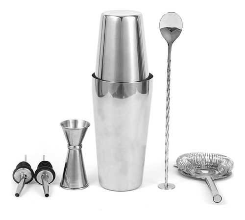 Set De Coctelera Con Receta De Cócteles, Kit De Bartending B