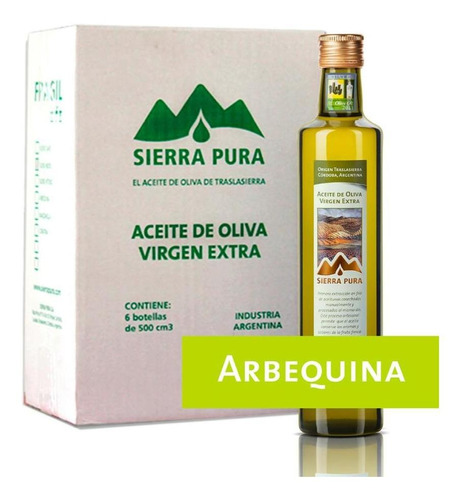 Varietal Arbequina - Caja X 6 Botellas 500cc