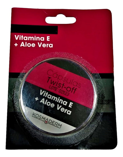 Vitamina E Áloe Vera Facial 15u - L a $1593