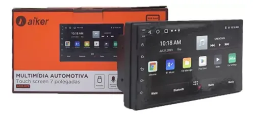 Central Multimidia Automotiva Aiker Acm-1072 Jetta 2006 2017 Preto