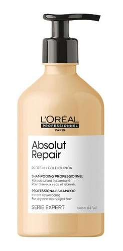 Imagen 1 de 1 de Shampoo Absolut Repair 500ml De Loreal