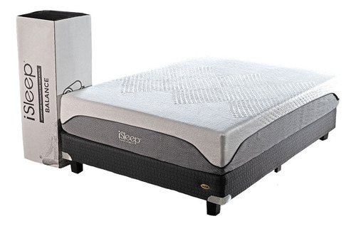 Colchón Matrimonial Memory Foam Cool Gel En Caja Extra Suave