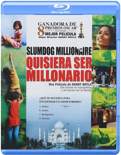 Quisiera Ser Millonario / Película / Bluray Nuevo