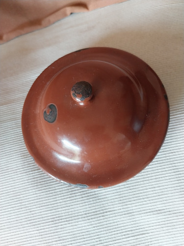 Tapa Enlozada Marrón Antiguo (Usado)