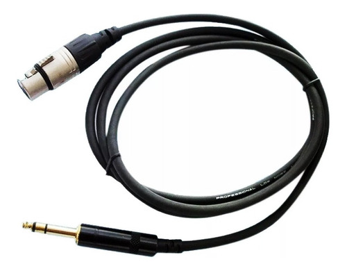 Cable Lexsen Xlj-6f Plug 6,35mm A Xlr Hembra 6 Metros Pr