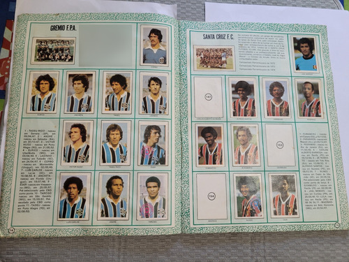 Album Figurinha Campeonato Brasileiro 77 - 78 Futebol Incomp