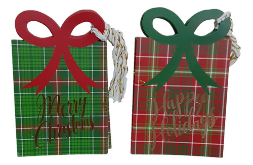 Tarjetas Regalo Nombre Carton Navidad Pack X12 Myrtle Hill