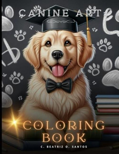 Libro: Canine Art: Coloring Book