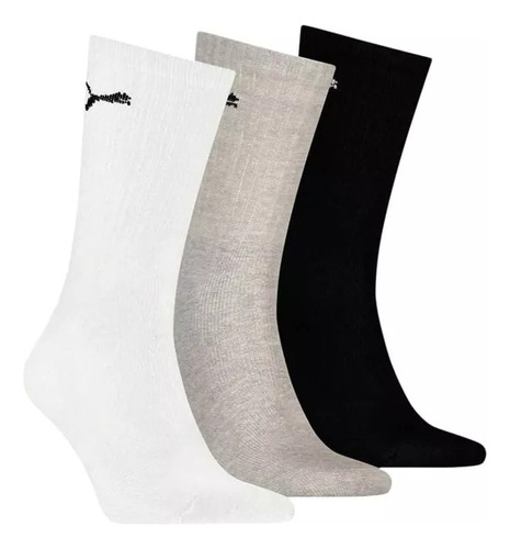 Medias Puma Con Caña  X3 Pares Training Crew Sock Light 