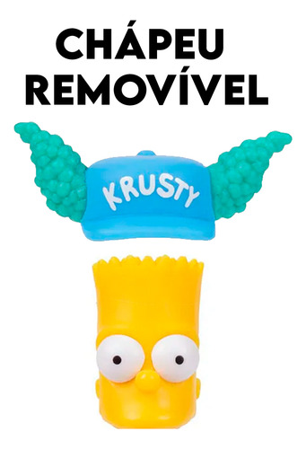 Boneco Simpsons 2,5 Bart Fã Do Krusty 5cm - Sunny