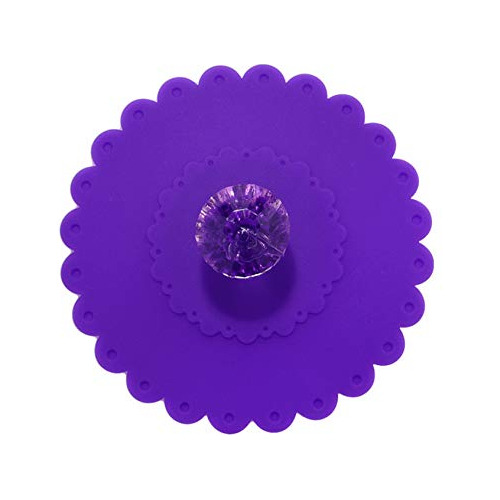 6 Tapas De Silicona Herméticas Para Tazas Creative Diamond G