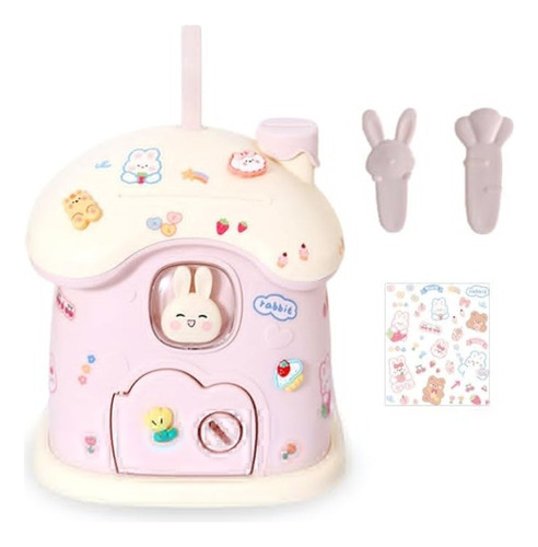 Caja De Cambio Infantil Piggy Bank Bunny Mushroom House