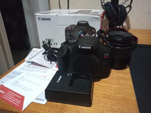 Canon Eos Rebel T7 18-55mm Is Ii Kit Dslr Cor Preto