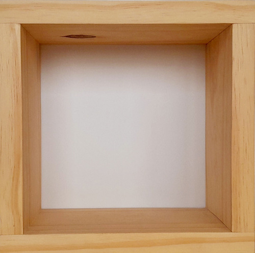 Cubo O Repisa De Madera