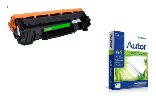 Toner Gtc 85a + Resma Compatible Impresora Hp P1102w Oferta!