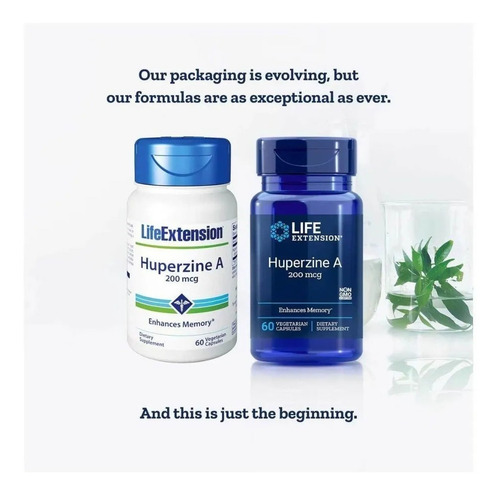 Life Extension Huperzine A 200 Mcg 60 Cápsulas Vegetales Sfn