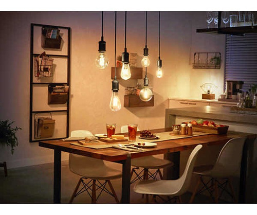 Imagen 9 de 10 de Philips Hue Filamento Vintage Edison St64 7w E27 Bt