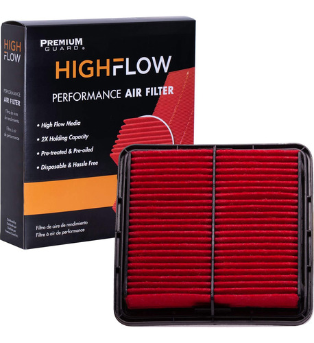 Highflow Pa5592x, Alto Flujo, Filtro De Aire De Motor D...