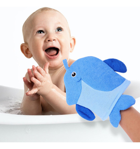 Guantes De Baño Para Bebés Con Dibujos Animados, 3 Unidades,