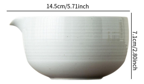 Matcha Bowl Cerámica Mezcla Mezcla Tazón Tazón Brillante