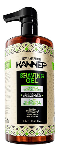 Kit Profissional - Emulsão Lavatório + Shaving Gel Kannep 1l
