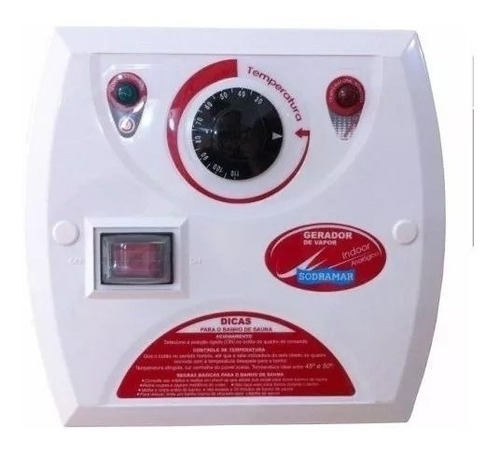 Sauna Gerador Vapor Sodramar 12kw + Kit Instalação E Comando