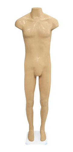 Imagen 1 de 1 de Maniquí Hombre Plástico Masculino Manecao Color Beige