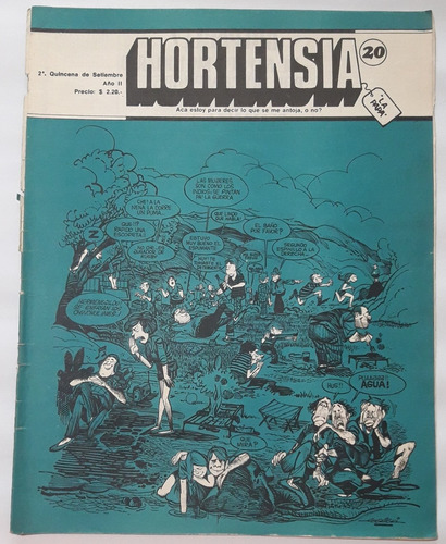 Revista Hortensia #20 Setiembre 1972