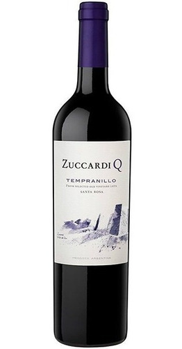 Vino Zuccardi Q Tempranillo Kit X 1 Botella -felices Fiestas