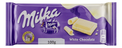 Chocolate Branco Milka Pacote 100g