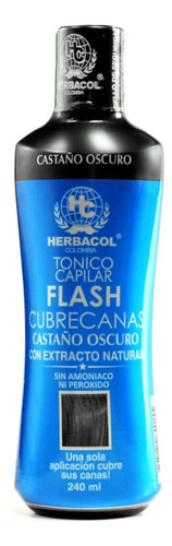 Herbacol Cubierta De Cabello Gris Flash Marrón Oscuro | Si.