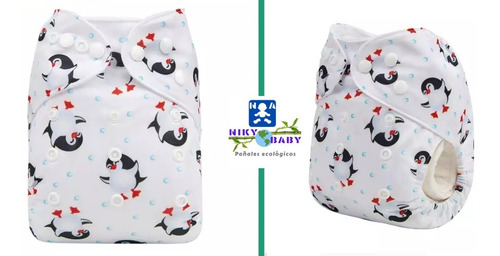 Pañales Ecológicos Ajustables Y Unisex Alva Baby 10 Pañales