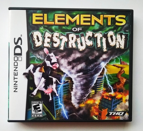 Elements Destruction Nintendo Ds Con Caja Y Manual Original