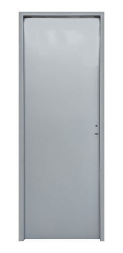 Puerta Chapa Lisa Con Refuerzos De 80x205 Cms