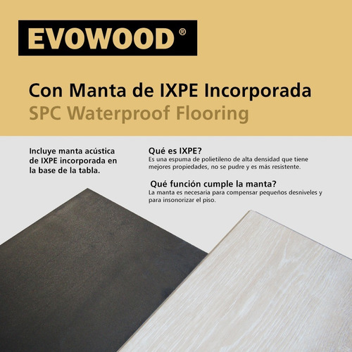 Imagen 4 de 10 de Piso Vinílico Roble Sanded Spc Resistentes Al Agua Click