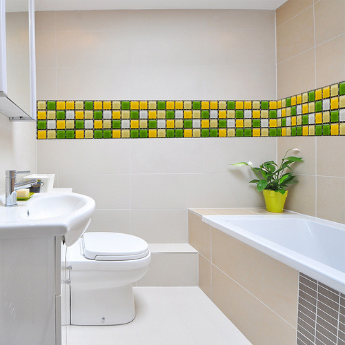 Pegatinas Autoadhesivas S 9012 Para Azulejos De Cristal, 10 Color F