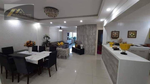 Imagem 9 de 27 de Apartamento Com 4 Dormitórios À Venda, 156 M² Por R$ 850.000,00 - Vila Guilhermina - Praia Grande/sp - Ap3017