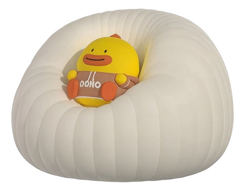 Lámpara Cute Nocturna Led Infantil | Luz Cálida Y Segura Blanco Apagado Amarillo