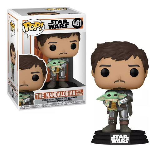 Funko Pop! Star Wars - The Mandalorian With Grogu #461