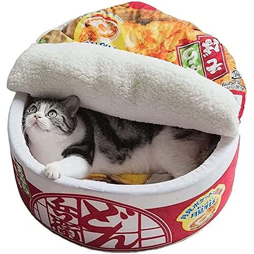 Cama Gatos Forma De Fideos Ramen, Cama Perros, Cama Lin...