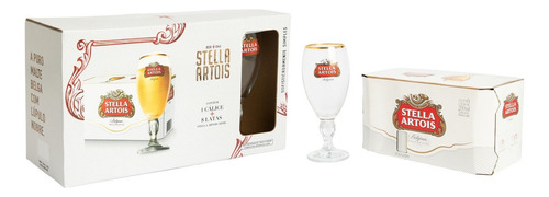 Kit Cerveja Presente 8 Un 269ml + 1 Cálice Stella Artois