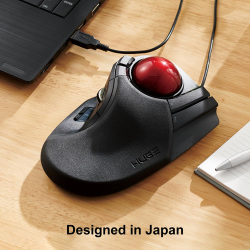 Mouse Inalámbrico Elecom M-ht1drbk Negro Doble Modo Ergonomi