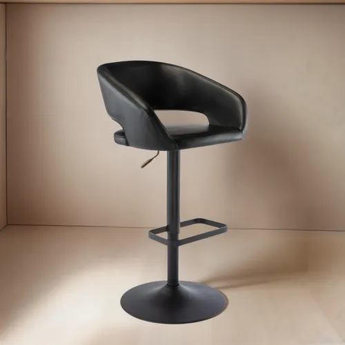 Vogue Furniture Direct Taburete De Bar Ajustable Con Respal.
