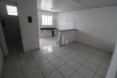 Imagem 1 de 7 de Casa Com 1 Dormitório Para Alugar, 60 M² Por R$ 650/mês - Jardim Ipê - Mauá/sp - Ca0510