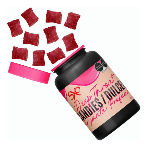 Lubricante Postre Chocolate Sxo 30ml + Dulces Deep Throat Chocolate Fresa