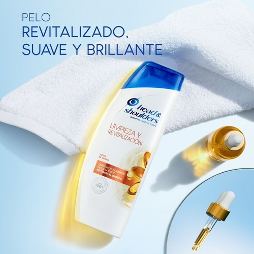 Shampoo Head & Shoulders Limpieza Y Revitalización 375 Ml