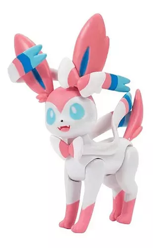 Pokémon Sylveon Eevee Evolução Figura de Batalha wtc Sunny