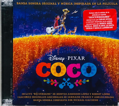 Coco Original Soundtrack 2cds En Español Seminuevo